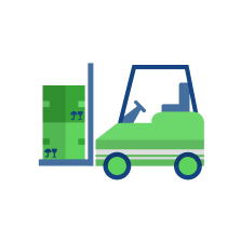 Icono que muestra un montacargas haciendo referencia a otro producto especializado que office comercializadora industrial
