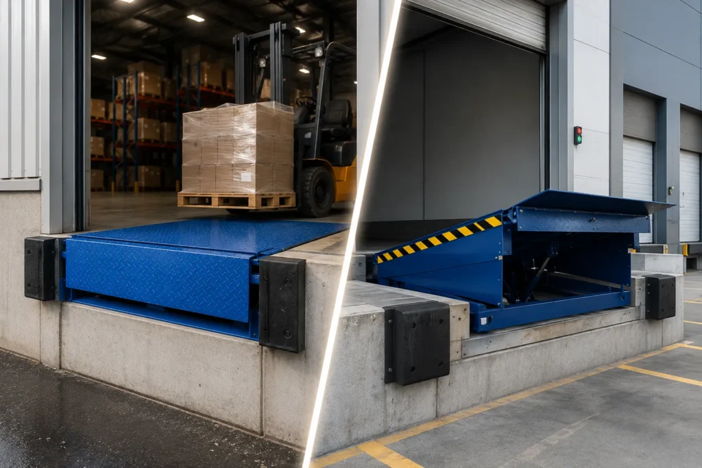 Mini Dock vs rampa hidráulica: ¿cuál necesita tu centro de distribución?