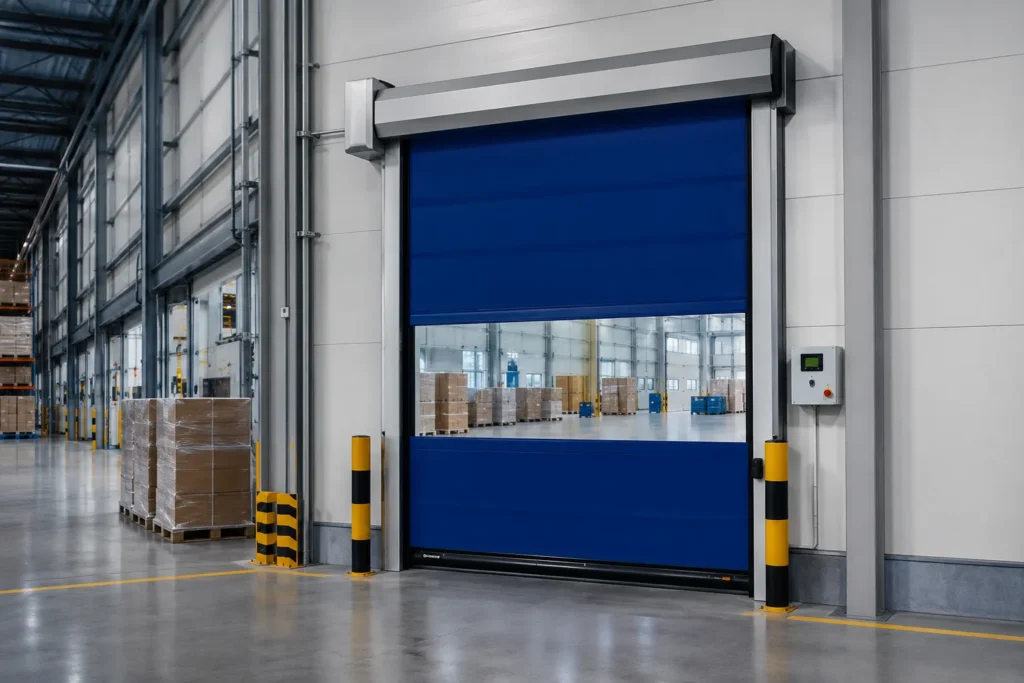Puertas rápidas industriales vs puertas seccionales: ¿Cuál necesita tu empresa?